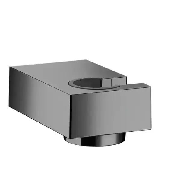 Hansgrohe Держатель ручного душа, настенный, цвет: шлифованный черный хром