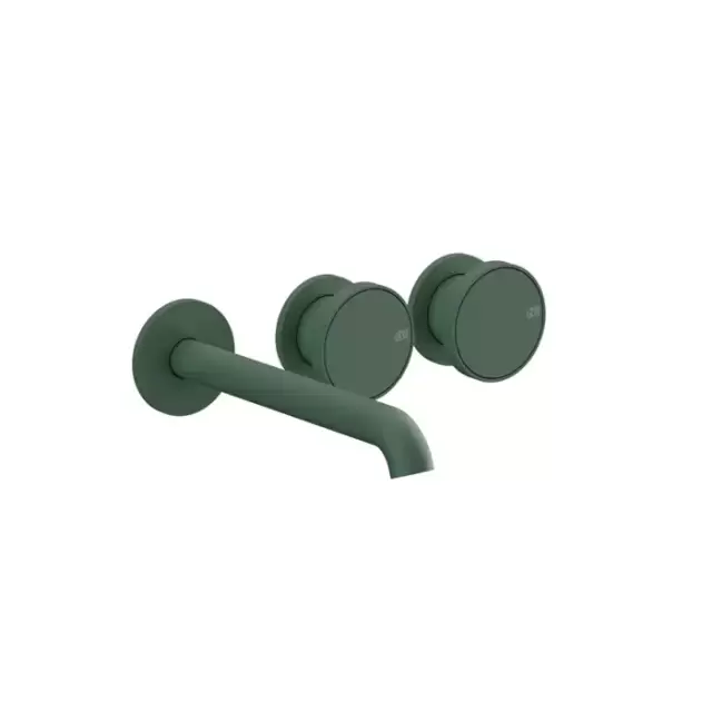 Gessi Origini Смеситель для раковины встраиваемый с изливом на 3 отв, цвет: Matte Agave