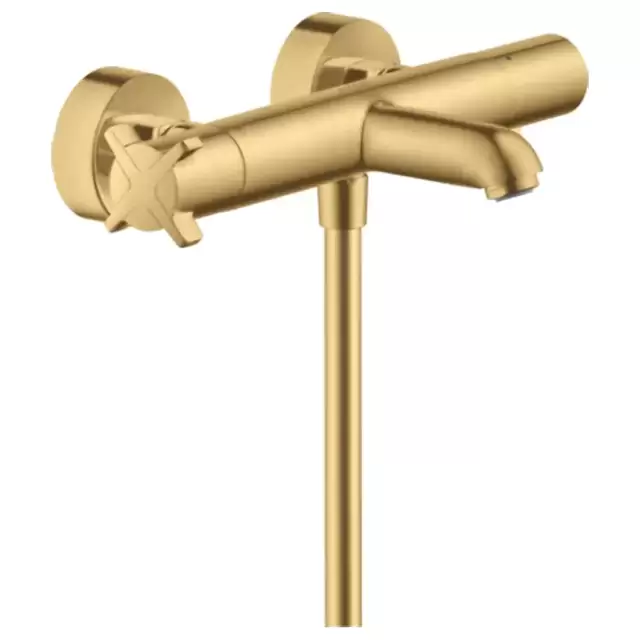 Axor Citterio E Смеситель для ванны, термостатический, настенный, цвет: шлифованное золото