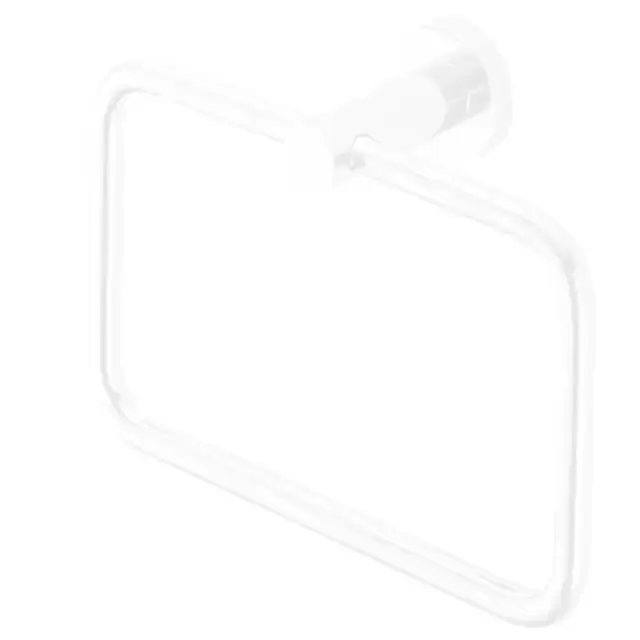 Colombo Plus Полотенцедержатель кольцо, цвет: белый матовый