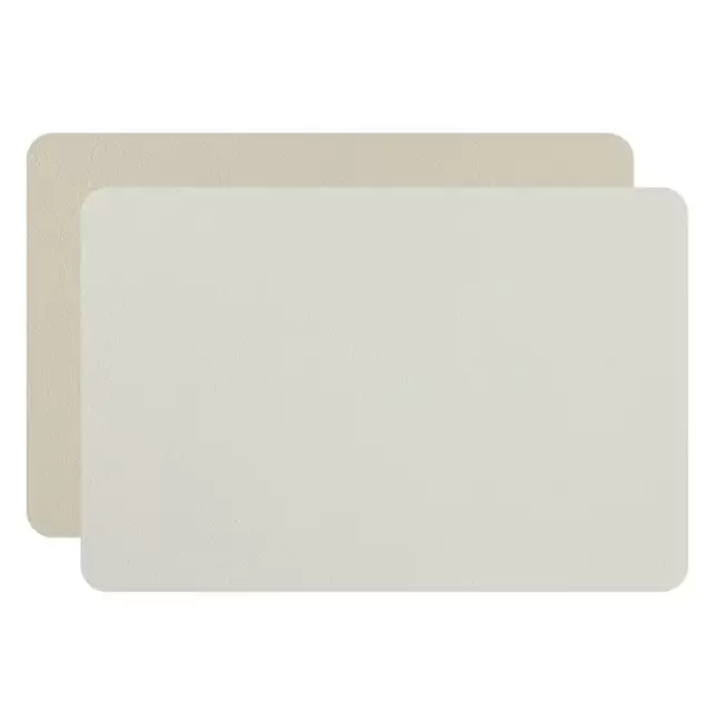 ADJ Плейсмат для рабочего стола, 48x65 см., цвет: белый/панна котта