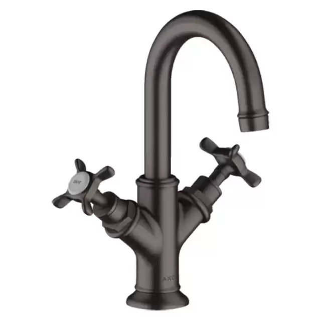 Axor Montreux Смеситель для раковины 160, на 1 отв., с донным клапаном, цвет: шлифованный черный хром