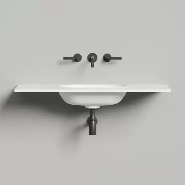 Salini Onda Plus Essentials Раковина 100х50х14см., подвесная, 1 отв., цвет: белый матовый