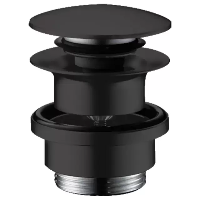 Hansgrohe Донный клапан для раковин и биде, нажимной, цвет: черный матовый
