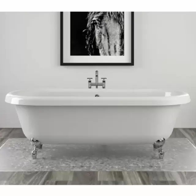 Knief Edwardian Ванна отдельностоящая 180х80хh60см, с 4-мя хромированными ножками "шар" (продается со сливом 0100-091-02)