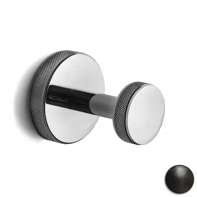 3SC Ribbon Крючок d5х6 см, цвет: бронза темная матовая