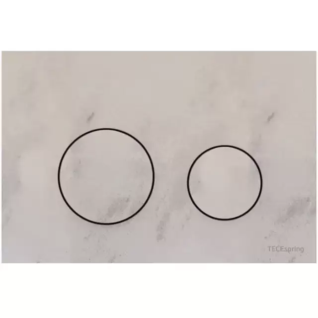 TECEspring Панель смыва для унитаза, из искусственного камня, плоская, цвет: песочно-бежевый