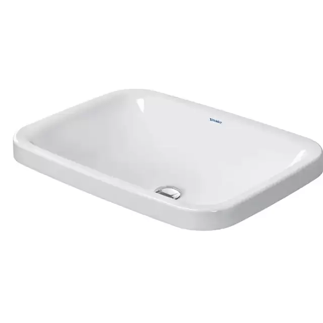 Duravit DuraStyle Раковина встраиваемая 60x43см, без отв., без перелива, покрытие WonderGliss, цвет: белый