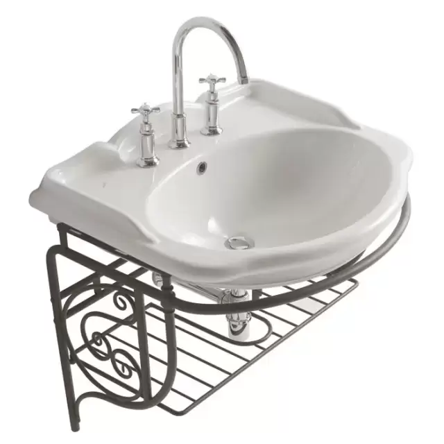 Globo Paestum Консоль подвесная 71x58x60см, на 3 отв., цвет: состаренный металл