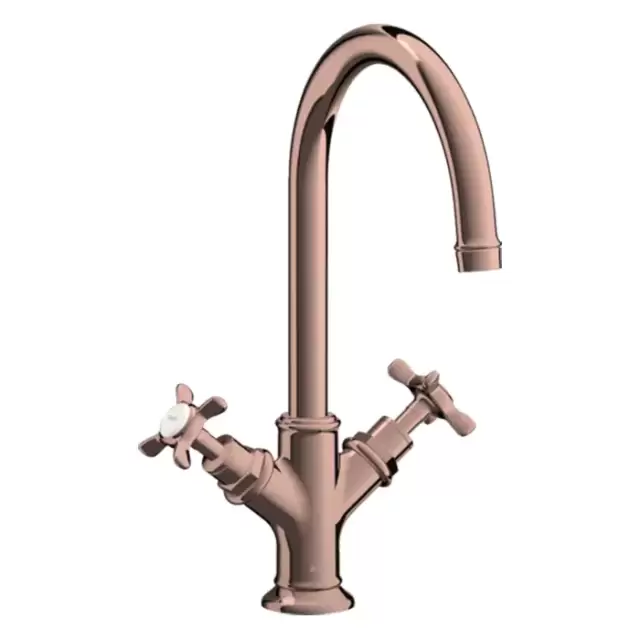 Axor Montreux Смеситель для раковины, для 1 отв., цвет: полированное красное золото