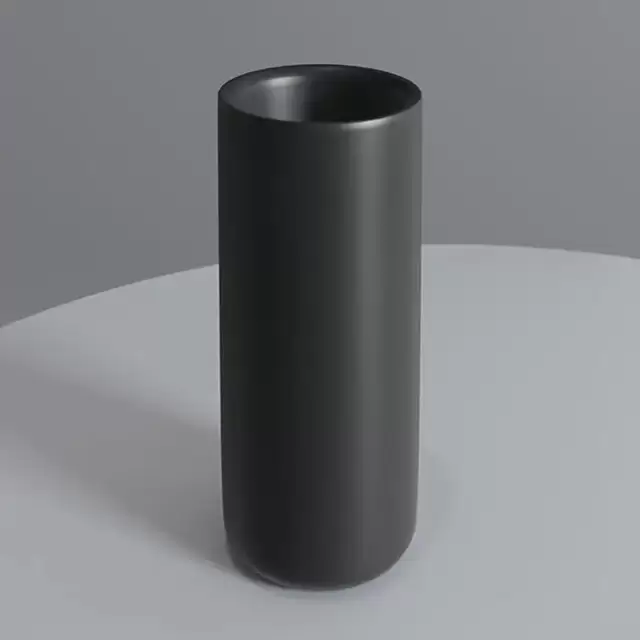 Salini Gocce Стакан настольный, S-Stone, цвет: черный матовый