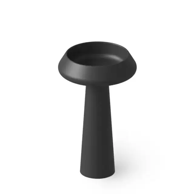 Dea Design Pedestal Basin Раковина 54.5x54.5х90см., напольная, без отв., Solid Surface, цвет: Black №16