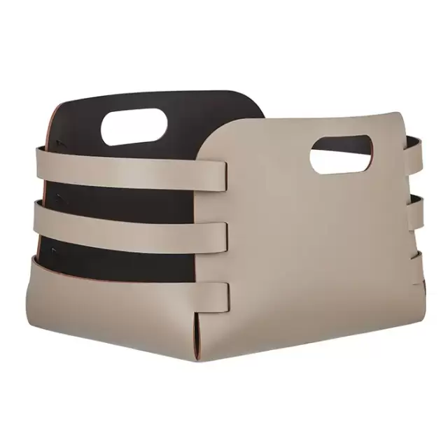 Colombo Adj Корзина Riga 27x36хH25см., настольная, цвет: капучино/шоколад