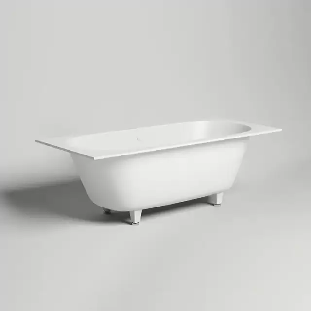 Salini Ornella Axis 170 Ванна встраиваемая,170х70х60cм., прямоугольная ,материал: S-Stone, цвет: белый матовый