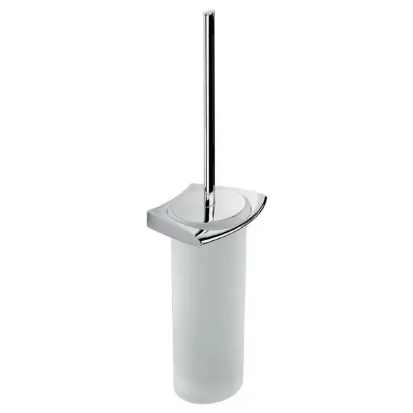 Colombo Land Туалетный ёрш, подвесной, цвет: хром/матовое стекло