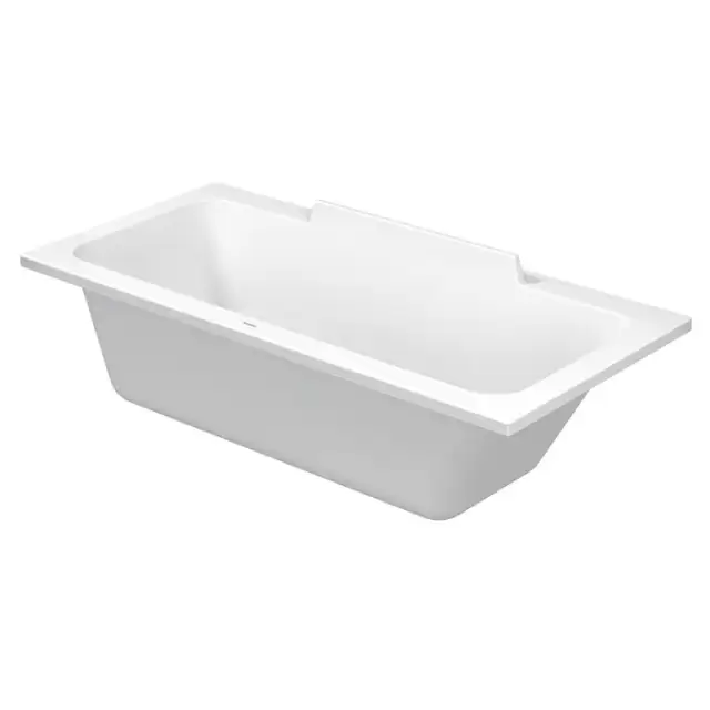Duravit Ванна акриловая DuraStyle 170х75x48см, прямоугольная .встраиваемая или версия с панелями, , наклон спины справа. цвет: белый