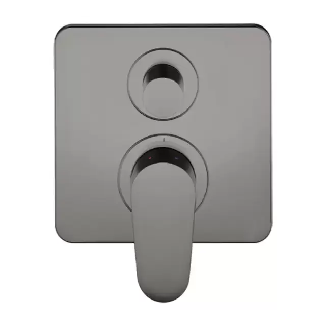 Axor Citterio M Смеситель для ванны, встраиваемый, с переключателем на 2 потока, цвет: полированный черный хром