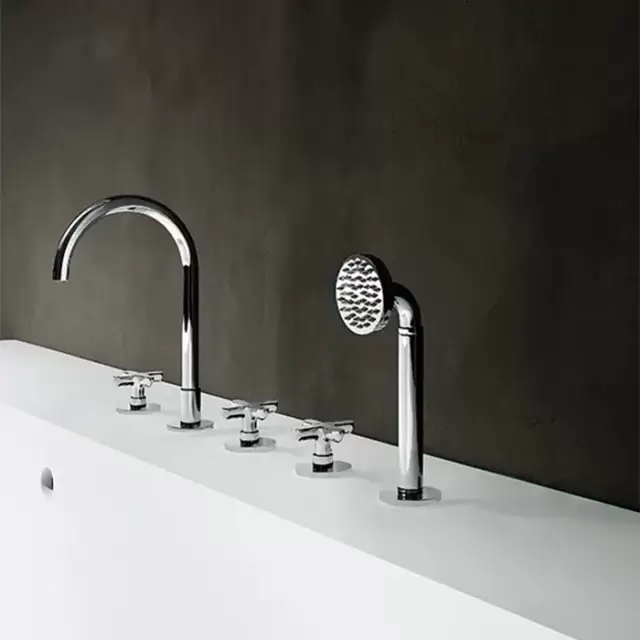 Fantini Icona Classic Смеситель на борт ванны, цвет: хром