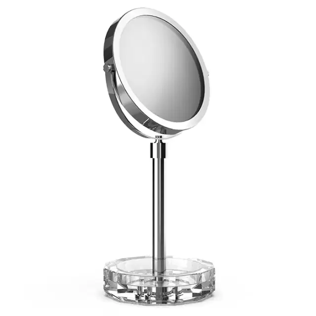 Decor Walther KR KSA Kristall Зеркало косметическое, настольное, цвет: кристальный/хром
