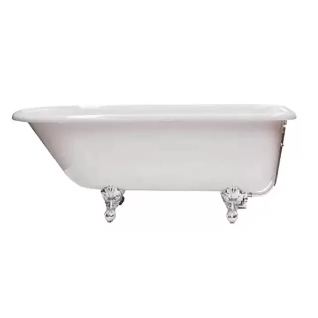 KNIEF  ROLL TOP XL Ванна отдельностоящая 170x70x60см., на ножках хром, без слива-перелива, цвет: белый