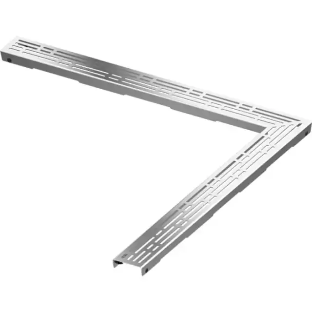 TECEdrainlinе Решетка угловая "basic", 1000х1000 мм, нерж. сталь, полированная