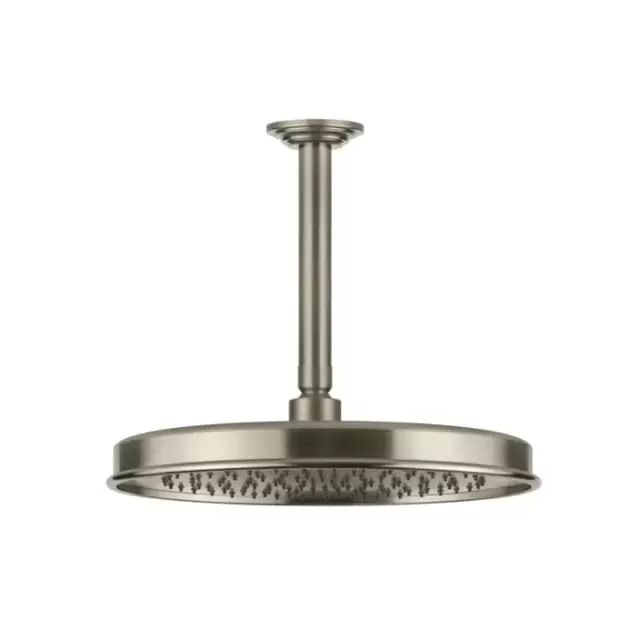 Gessi Venti20 Верхний душ &Oslash;30см., с потолочным держателем 29.3см., цвет: Finox Brushed Nickel