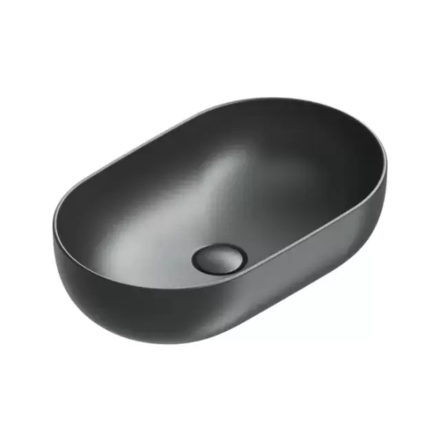 Catalano Sfera Раковина 60x37см накладная, без отв., цвет: черный матовый