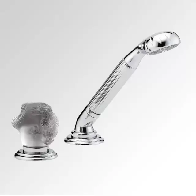 THG Dragon Moon Ручной душ на борт ванны, 2 отв., цвет: хром/хрусталь