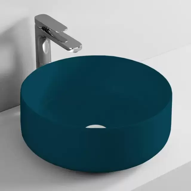 Artceram COGNAC Раковина 42 см, без отв., настольная, цвет: petrolio