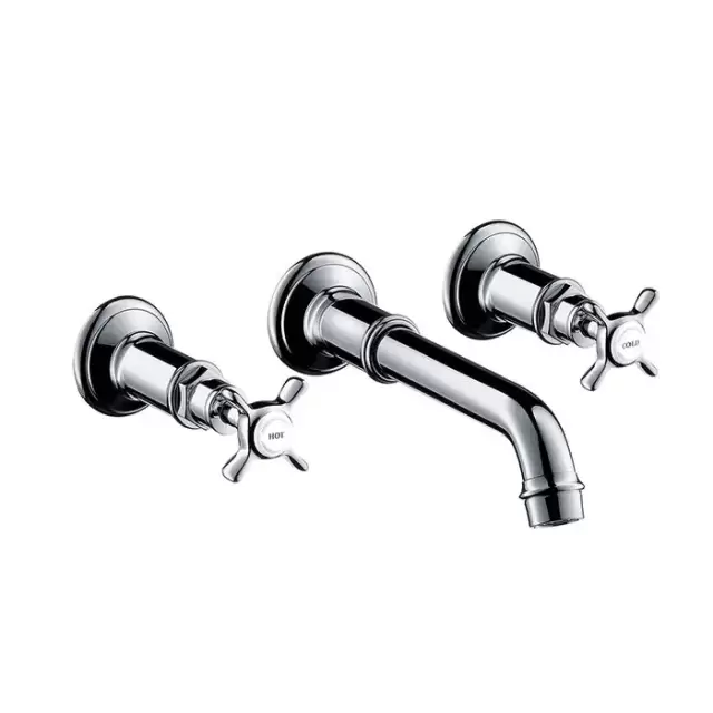 Axor Montreux Смеситель для раковины, настенный, на 3 отв., СМ, внешняя часть, цвет: хром