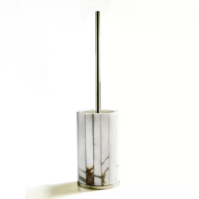 3SC Rigato Ершик туалетный напольный d11хh44 см, цвет: золото