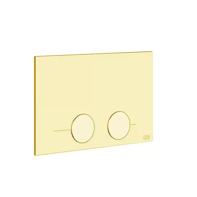Gessi Клавиша смыва для унитаза, двойная, для систем инсталляций TECE, цвет: Gold PVD