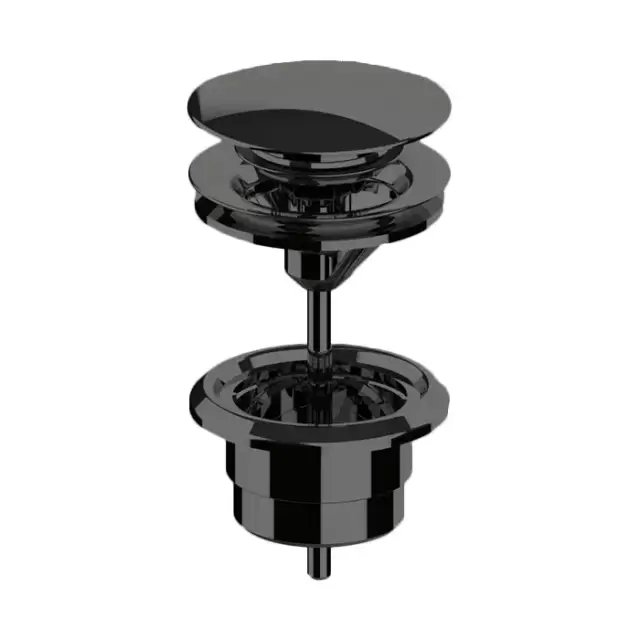 Almar Mixers Донный клапан 1"1/4 для раковины, цвет: черный металл брашированный PVD