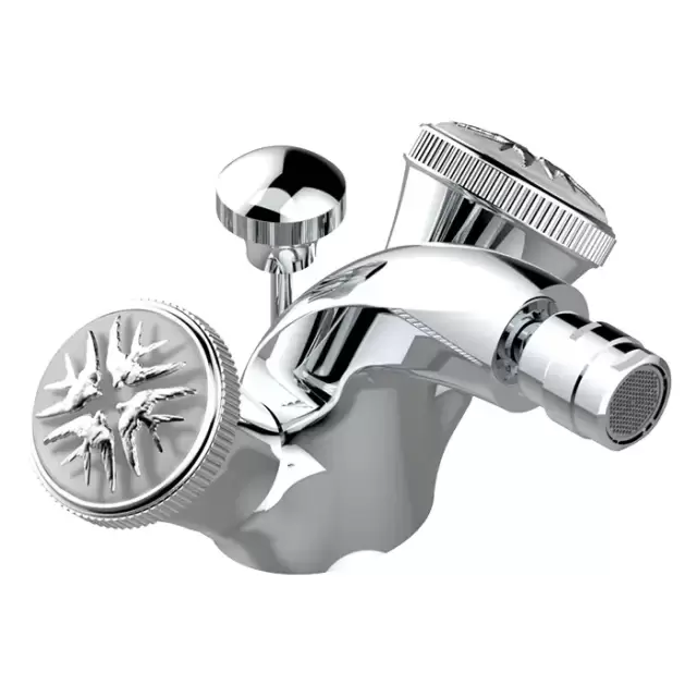 THG Hirondelles Platinum Stamped Смеситель для биде, 1 отв., цвет: хром