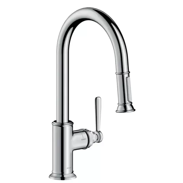 Axor Montreux Смеситель для кухни, однорычажный, на 1 отв., с выдвижной лейкой, цвет: хром