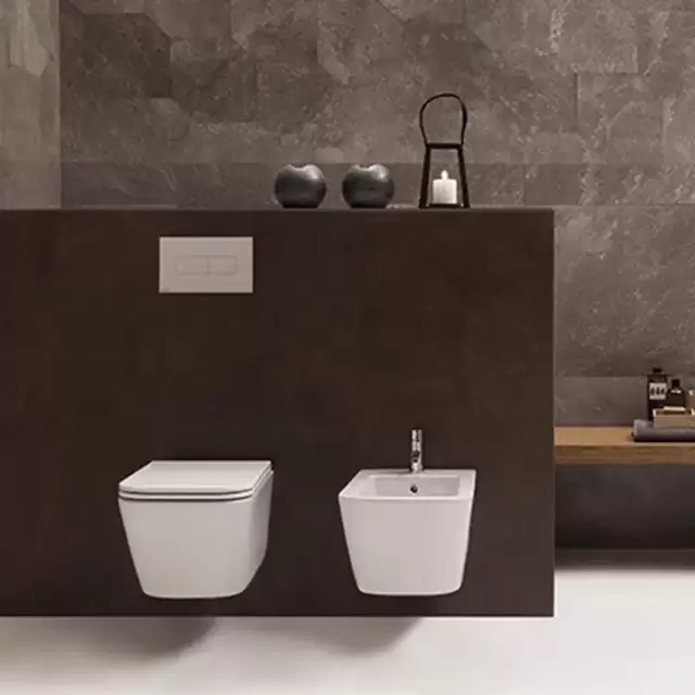 Globo Stone Биде подвесное 52х36см, c 1 отв.под смеситель, системой скрытого крепежа, цвет: белый