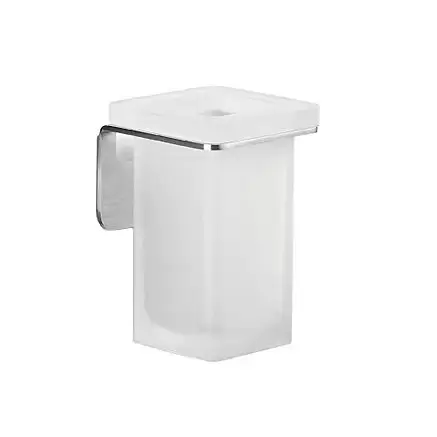 Colombo Over Стакан подвесной, цвет: матовая сталь/матовое стекло