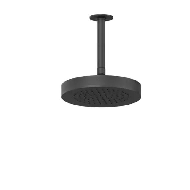 Gessi Inciso Shower Потолочная душевая головка шарнирная с защитойот известкового налёта на 1/2",&Oslash;200 мм, цвет: black XL