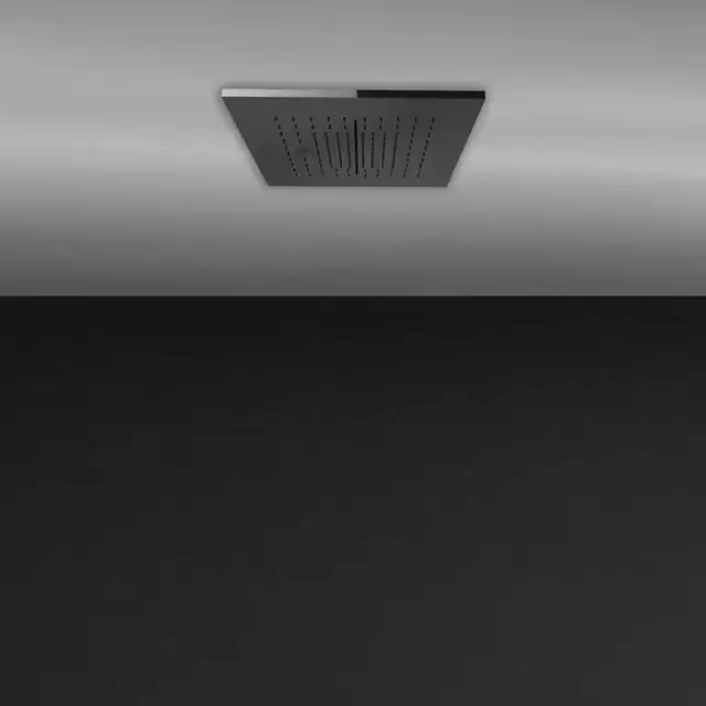 Gessi Mimi Встраиваемая в потолок душевая система 350х350 с функцией Тропический ливень/Водопад/Распыление, цвет: Mirror