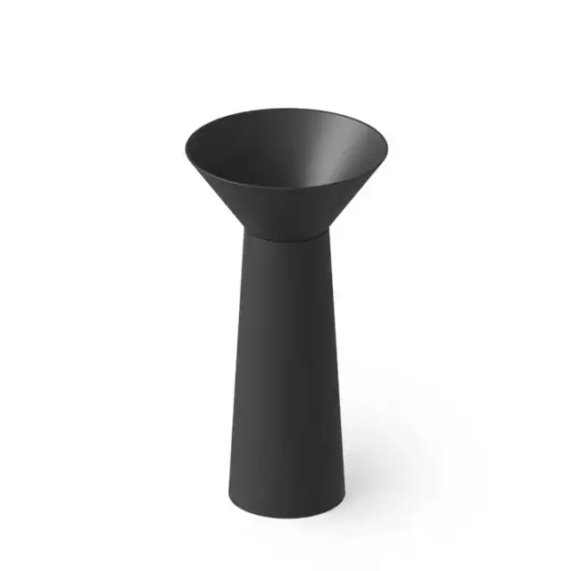 Dea Design Pedestal Basin Раковина 48х48х90см., напольная, без отв., Solid Surface, цвет: Black №16