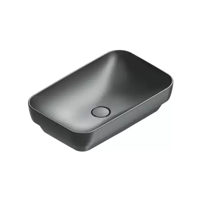 Catalano Green Раковина 60x38см, встраиваемая, без отв., цвет: черный матовый