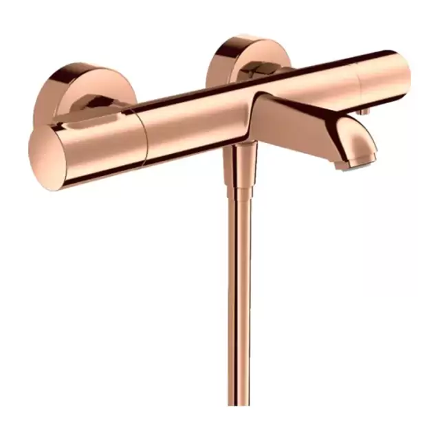 Axor Citterio M Смеситель для ванны, настенный, термостатический, цвет: полированное красное золото