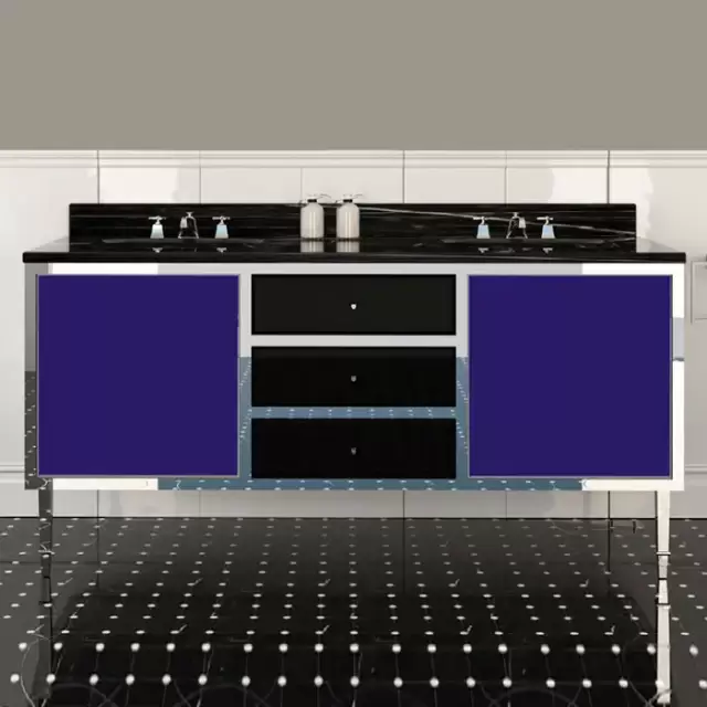 Devon&Devon Jazz 3, Комплект мебели, напольный, Цвет: blue violet/deep black