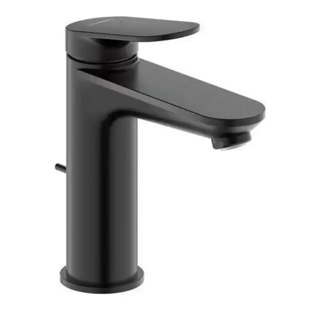 Duravit Circle L Смеситель для раковины, на 1 отв., с донным клапаном, цвет: черный матовый