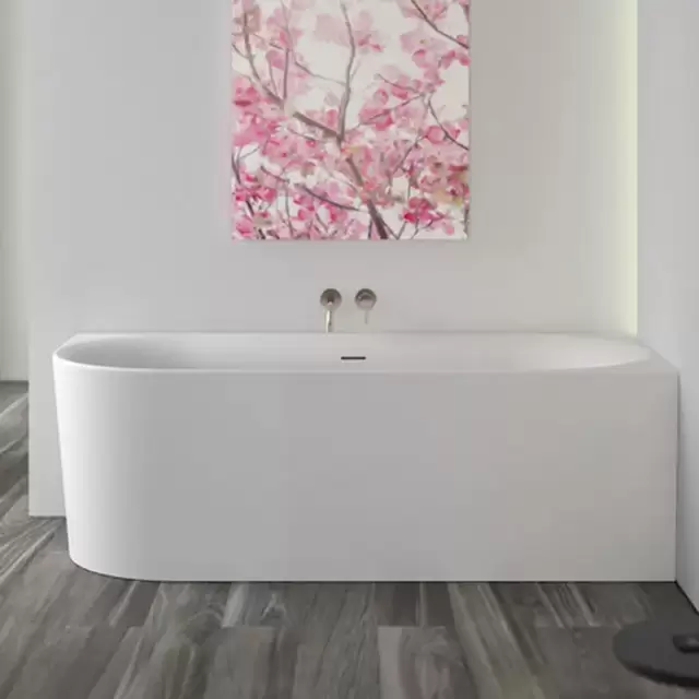 Knief Fresh Left Ванна акриловая в правый угол 180х80х60см, щелевой перелив SLOT, цвет: белый