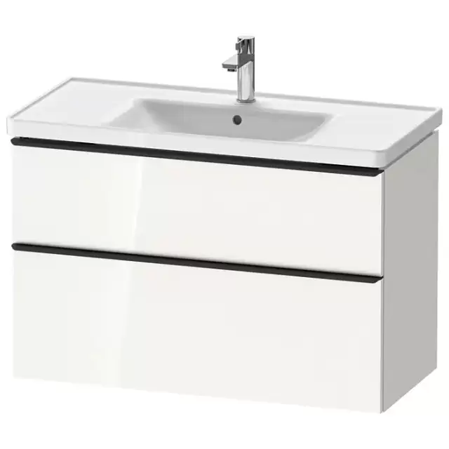 Duravit D-Neo Тумбочка подвесная 98.4х45.2х62.5см., раковина, 1 ящик, цвет: белый высокоглянцевый