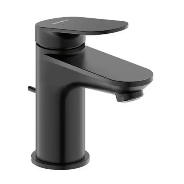 Duravit Circle M Смеситель для раковины, на 1 отв., с донным клапаном, цвет: черный матовый