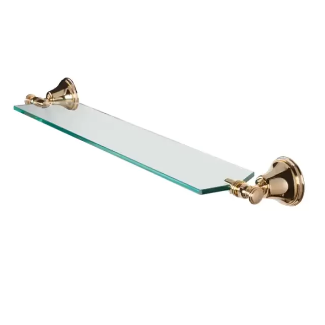TW Harmony 018, стеклянная полочка 71см, подвесной, цвет: золото