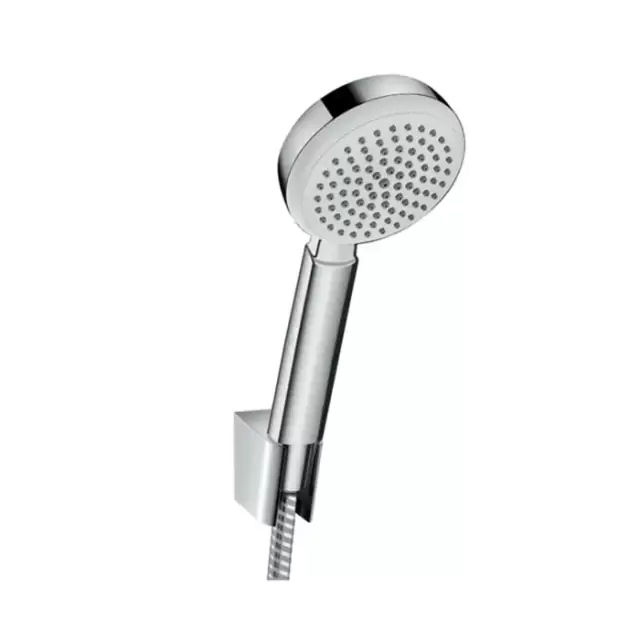 Hansgrohe Crometta 100 1j Ручной душ 10см., с держателем, цвет: белый/хром