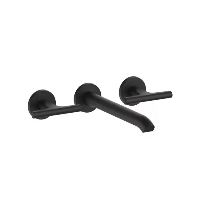 Fantini Sailing Смеситель для раковины, настенный, цвет: Deep Black PVD